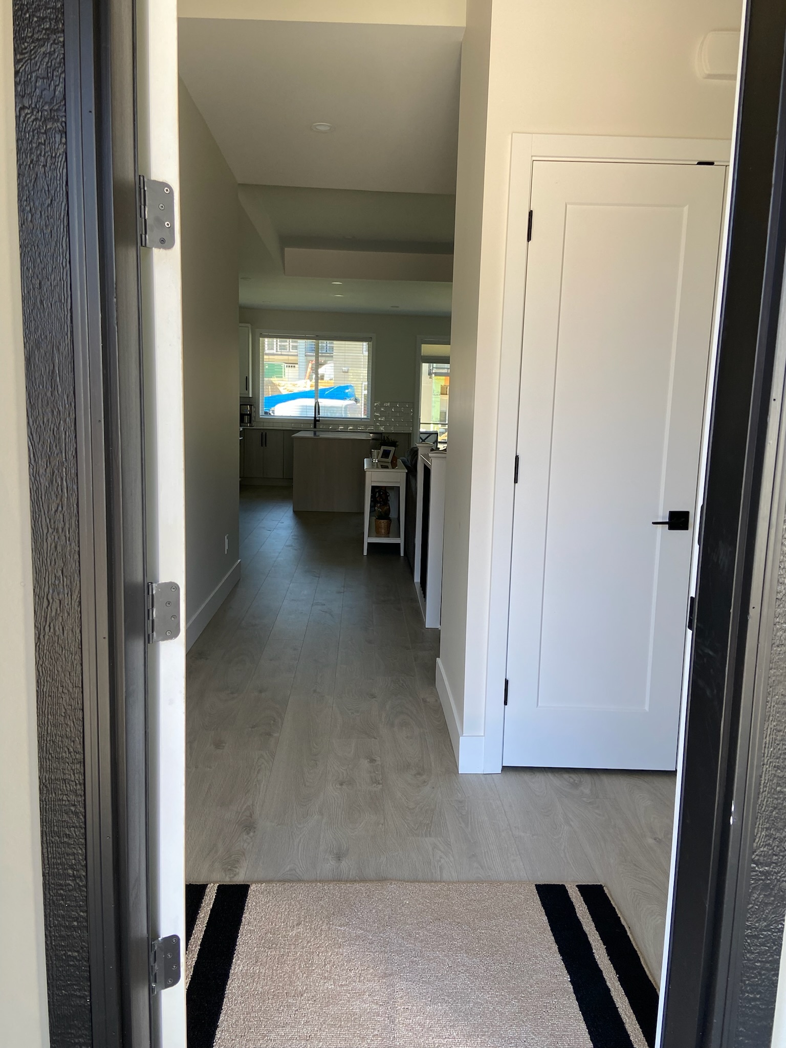 Entrance front door open